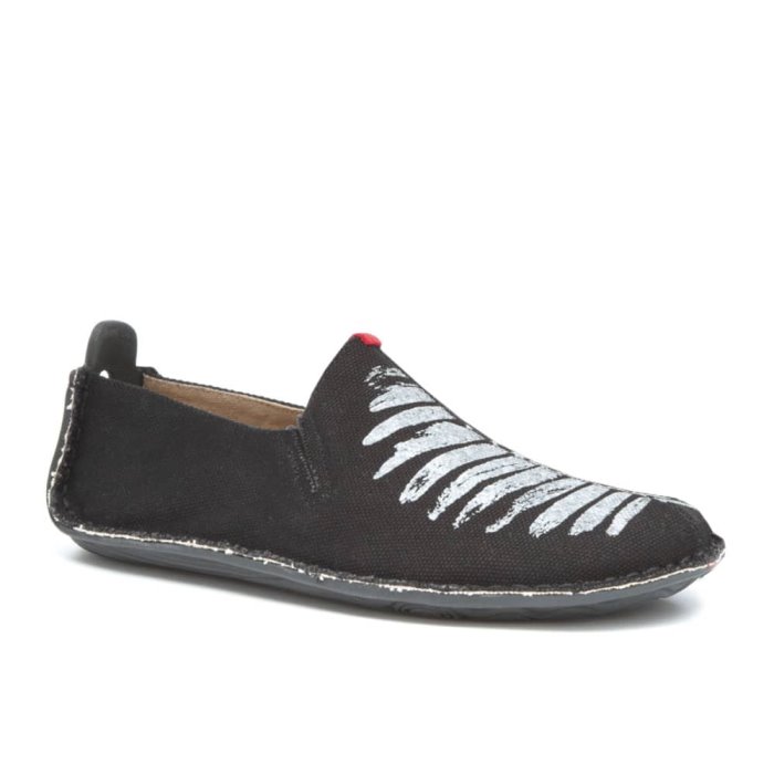 Espadrille Vivobarefoot Ababa Canvas Soul of Africa Femme - Noir SXI297840